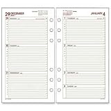 Weekly Refill Pages, 6HP, 2PPW, Jan-Dec, 3-3/4x6-3/4 (DRN063285Y)