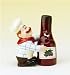 Chef and Wine Bottle Salt & Pepper Shaker Set