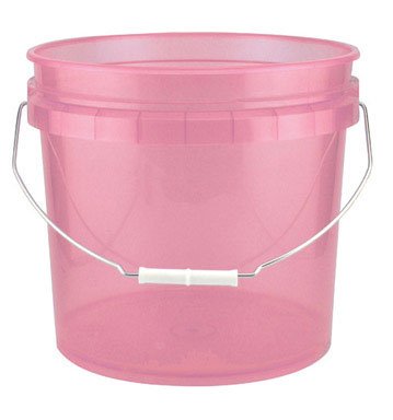 LEAKTITE 1GL12W TRANSLUCENT PAINT PAIL Gallon Red