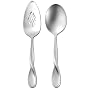 Oneida Satin Aquarius 2-Piece Entertainment Set