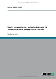Worin unterscheidet sich das B�ndnis f�r Arbeit von der Konzertierten Aktion?