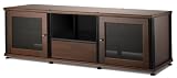Salamander Synergy 236 A/V Cabinet w/ Two Doors & Media Drawer (Walnut/Black)