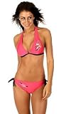 On Shore Women's Embroidered Halter Top Bikini