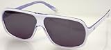 CALVIN KLEIN ! Designer Luxus Sport und Freizeit Sonnenbrille (4145S weiß). 100%UVA und UVB Schutz, entspiegelte Verglasung. Inklusive Original Brillencase