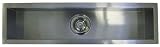 32 Inch - Zero Radius Design 16 Gauge Stainless Steel Undermount Single Narrow Bowl Kitchen / Bar / Prep Sink