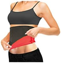 Waist Slimming Thermal Detox Abdominal Wrap (Small, RED)