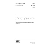 ISO 12043:1995, Rolling bearings - Single-row cylindrical roller bearings - Chamfer dimensions for loose rib and non-rib sides