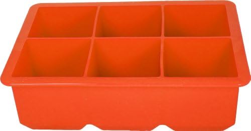 Large Ice Cube Trays - Orange
