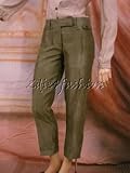 Prada - $970 New PRADA Dyed Green Silk Cropped Pants 40 / 6