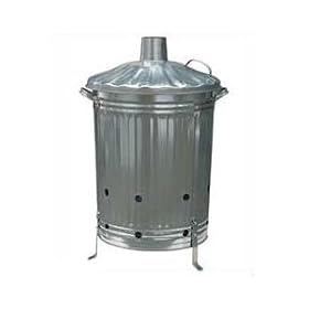 GALVANISED GARDEN INCINERATOR FIRE BIN GOOD QUALITY NEW