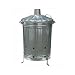 Galvanised Garden Incinerator Fire Bin Good Quality New