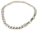 BRACELET CHAINE GOURMETTE 925 ARGENT MASSIF, 4mm, 16,5-22cm, directement de l'usine italienne