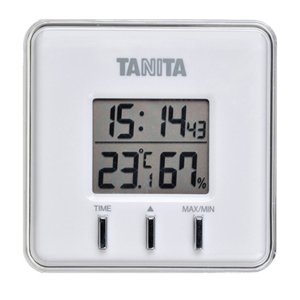 TANITA デジタル温湿度計 ホワイト TT550-WH