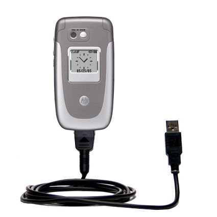 Classic Straight USB Cable for the Motorola V360 with Power Hot Sync and Charge capabilities - uses Gomadic TipExchange Technology