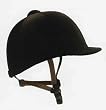 International Olympic Velvet Helmet with Tan Harness