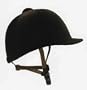 International Olympic Velvet Helmet/Tan Harness 6 7/8