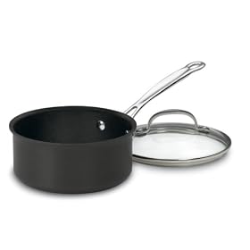 Cuisinart 619-18 Chef's Classic Nonstick Hard-Anodized 2-Quart Saucepan with Lid: Kitchen &amp; Dining