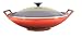 Le Creuset Cast Iron Wok with Glass Lid, Volcanic, 36 cm