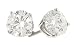 4.15cttw Round Diamond Stud Earrings Egl G-H/VS1-Vs2
