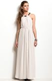 31Q54udV3NL. SL160  Armani Exchange Embellished Neck Maxi Dress