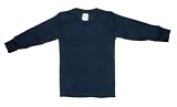 Kids Navy Blue Thermal Knit Tops