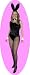 Sexy Bunny Costume with Ears (see sizing details-runs Small) - OPTIONAL Fishnets Too! Image
