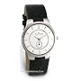 Skagen Men's Black Leather Watch #433LSLC