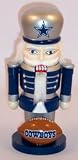DALLAS COWBOYS 7 Elite Wood GOOD LUCK NUTCRACKER with Team Color's and Logo's