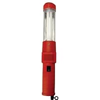 Woods 48044 18/2-Gauge SJTW 13-Watt Fluorescent Work Light, Red, 18-Inch