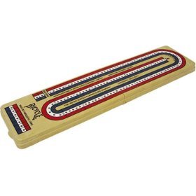 Bicycle,Cribbage Board - Three Track, Folding,1 Deck of Playing Cards by Flashlights