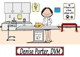 Personalized Veterinarian with Cat Cartoon Gift