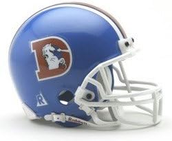 Denver Broncos 1975-96 Throwback Replica Mini Helmet