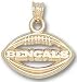 bengal19  - Cincinnati New Bengals Pierced Fball CharmPendant