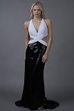 Black and White Sequined Prom Gowns by Sherri Hill