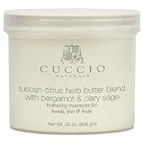 Cuccio Tuscan Citrus Herb Butter Blend w/ Bergamot & Clary Sage 32 Oz