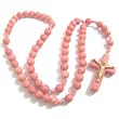 Rose Quartz beads Rosary (28 cm or 11")