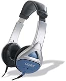 Coby CV200 Digital Stereo HP w/ Bonus Earphones & Carrying Case