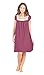 Savi Mom Lace Maternity & Nursing Nightgown/Breastfeeding with Easy Access Openings