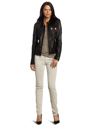 Makeup Boxes on Amazon Com  Tommy Hilfiger Women S Washed Leather Jacket  Clothing