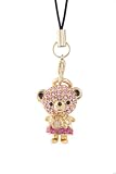 [テディベア] Teddy Bear ペンダント&ストラップ 天使シリーズ 妹 カラー：ピンク(PK) Teddy-022PK