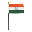 India Flag 4 x 6 inch