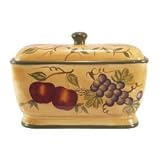 Bread Box / Toast Jar Tuscany Fruits