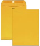 Columbian CO797 10x13-Inch Clasp Brown Kraft Envelopes, 100 Count