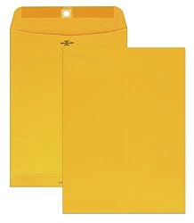 Columbian CO790 9x12-Inch Clasp Brown Kraft Envelopes, 100 Count