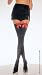 Leg Avenue Women's Opaque Thigh High with Satin Bow #6255