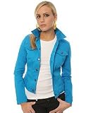 Tripp NYC The Rock Fit Jacket in Turquoise,Light Jackets for Women