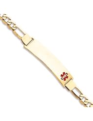 8 Inch 14k Gold Medical Jewelry Bracelet