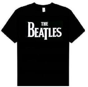 Beatles logo Black t-shirt (Large)