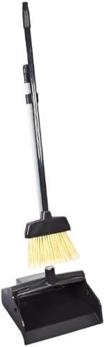 Impact 2610 LobbyMaster Plastic Lobby Dust Pan Combo Kit with PVC Handle, 37" Height x 12" Width x 11"Depth, Black