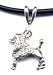 16 Black Poodle Necklace Sterling Silver Jewelry